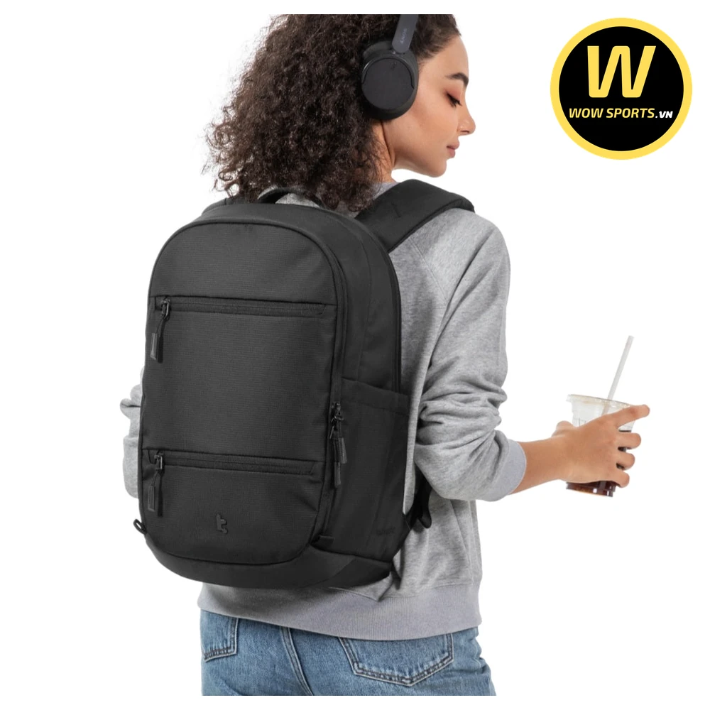 Balo Laptop TOMTOC T77S1D1 15 - Kháng Nước Cao Cấp 24 Balo Laptop TOMTOC T77S1D1 - 15″ TOMTOC T77S1D1 - Black (Size Nhỏ 22L) - Hình 1
