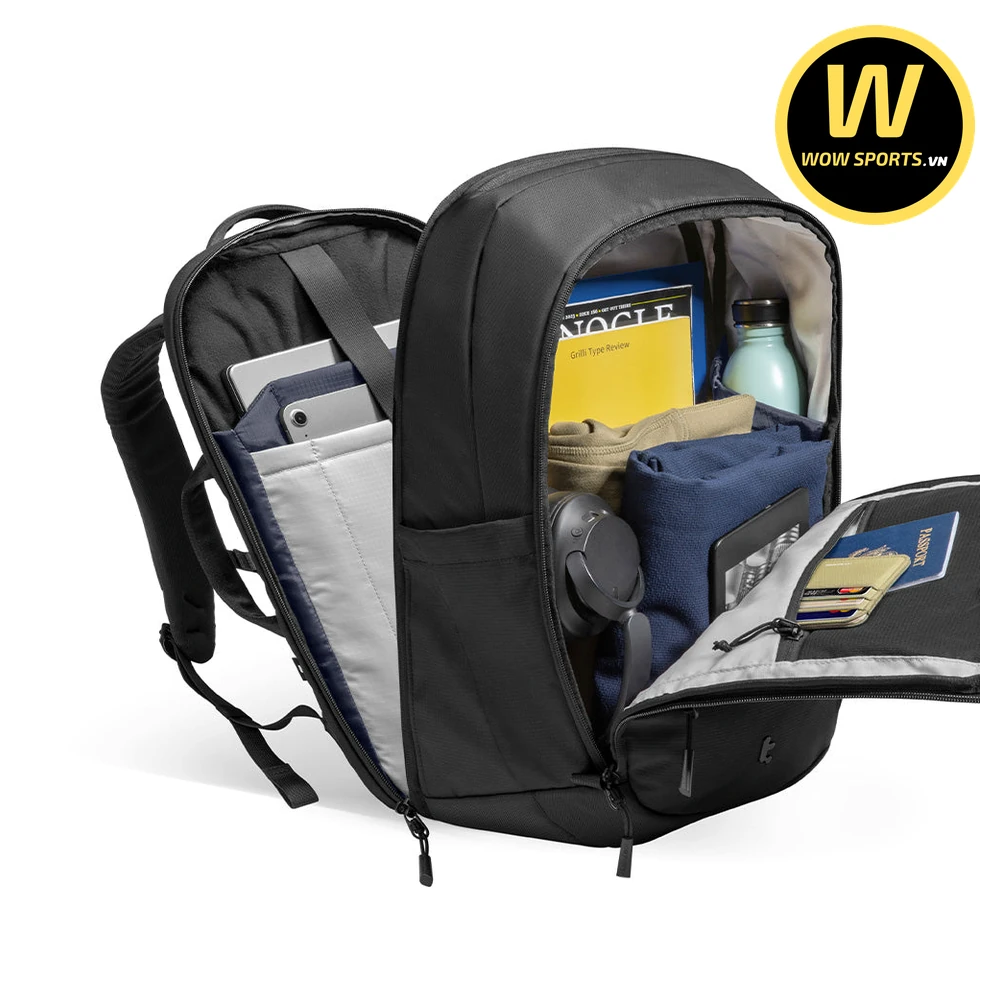 Balo Laptop TOMTOC T77S1D1 Black - Kháng Nước Cao Cấp 28 Balo Chống Sốc Laptop 13-15″ TOMTOC T77S1D1 - Black (Size Nhỏ 22L) - Hình 5