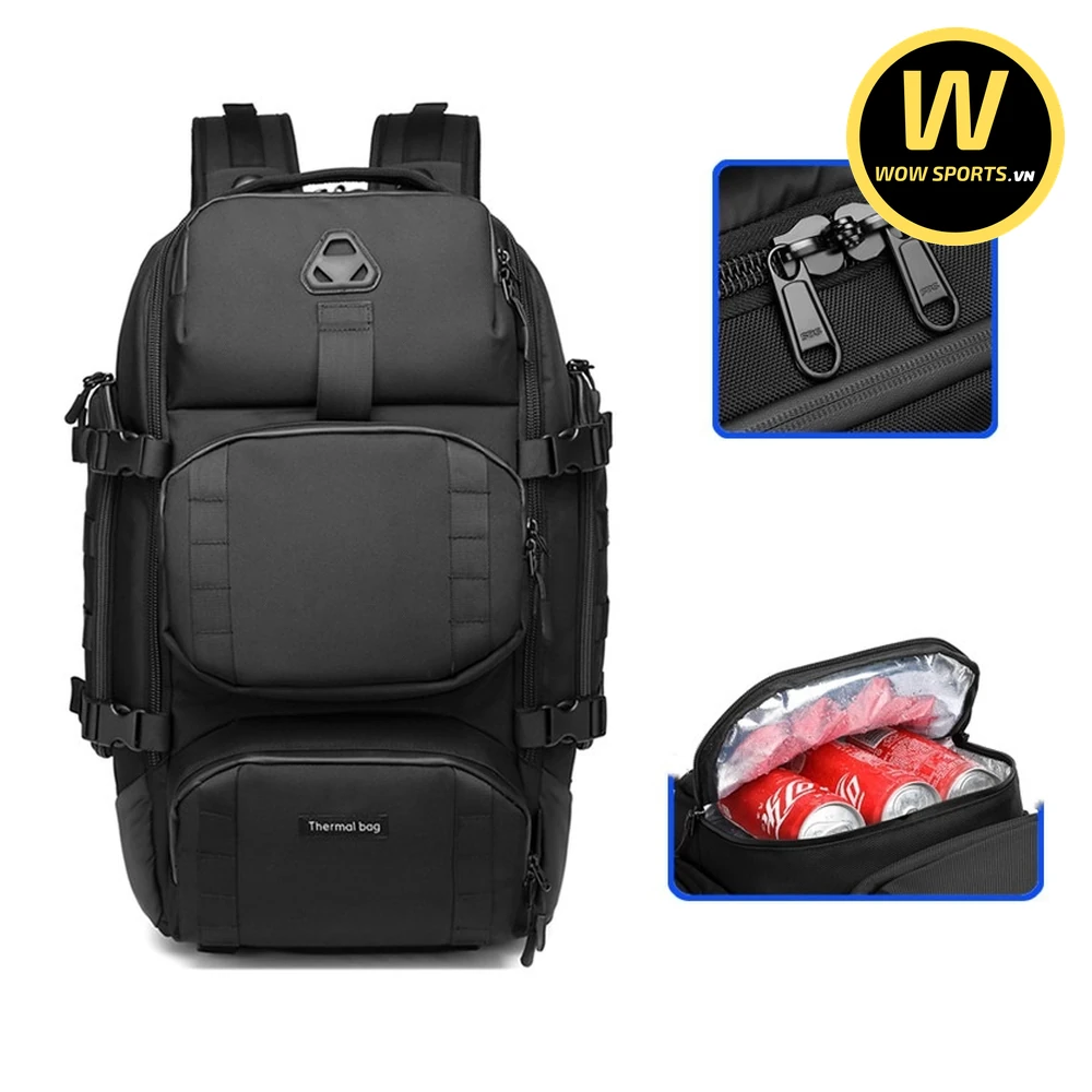 Balo Du Lịch WOWSPORTS MAXWEI - Kháng Nước Cao Cấp 25 Balo Du Lịch Cực Đại, Đa Năng, Cổng Sạc USB, Nhiều Tiện Ích Với Sức Chứa Khủng OZUKO MAXWEI - Hình 6