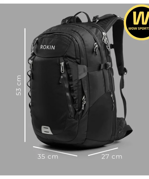 Balo Du Lịch ROKIN ROADER 42L - Chống Sốc 17.3 Inch 15 Balo Du Lịch Cao Cấp, Thiết Kế Đa Năng, Sức Chứa Khủng, Ngăn Riêng Đựng Laptop Fix 17,3 inch ROKIN ROADER 42L - TẶNG ASTON chính hãng ROKIN - Ảnh 5