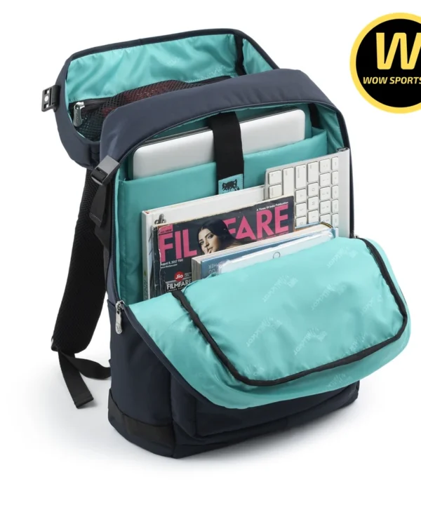 Balo Laptop 15,6 inch Thiết Kế Hiện Đại, Cá Tính MIKKOR JACK - Navy chính hãng MIKKOR - Ảnh 2