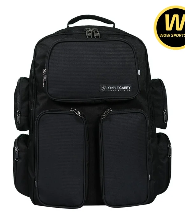 Balo Laptop Đa Năng Cao Cấp SIMPLECARRY R-CITY 2 Black chính hãng SIMPLECARRY tại WOWSPORTS - Ảnh 4