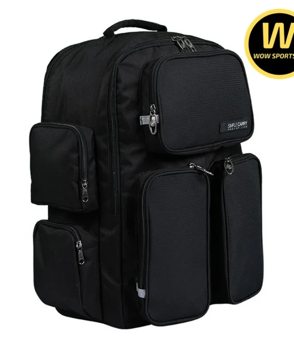 Balo Laptop Đa Năng Cao Cấp SIMPLECARRY R-CITY 2 Black chính hãng SIMPLECARRY tại WOWSPORTS - Ảnh 5