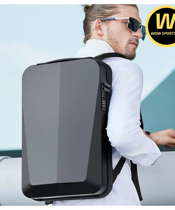 Balo Laptop Công Nghệ Thiết Kế Phẳng BANGE PLANE - Black chính hãng BANGE - Ảnh 1