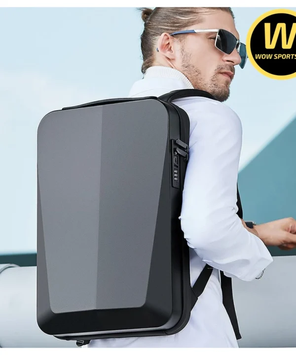Balo Laptop BANGE PLANE Black - Kháng Nước Cao Cấp 9 Balo Laptop Công Nghệ Thiết Kế Phẳng BANGE PLANE - Black chính hãng BANGE - Ảnh 5