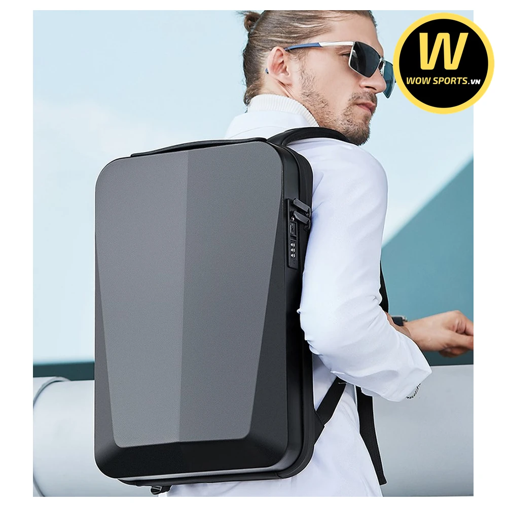 Balo Laptop BANGE PLANE Black - Kháng Nước Cao Cấp 18 Balo Laptop Công Nghệ Thiết Kế Phẳng BANGE PLANE - Black - Hình 5