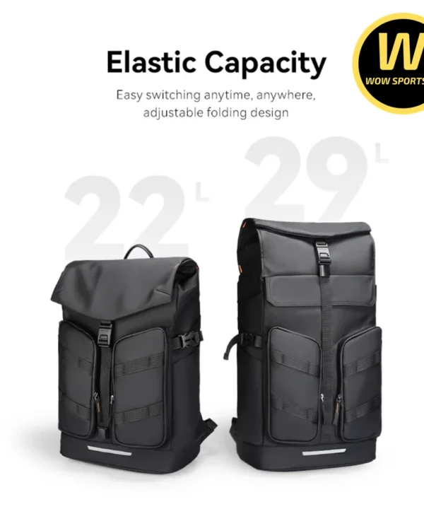 Balo Laptop MARK RYDEN CAPAFLEX - Kháng Nước Cao Cấp 15 Balo Laptop Cao Cấp, Thiết Kế Đa Năng & Siêu Tiện ích, Mở Rộng Từ 22L lên 29L, Khóa Từ Tính Thông Minh MARK RYDEN CAPAFLEX chính hãng TOMTOC - Ảnh 7