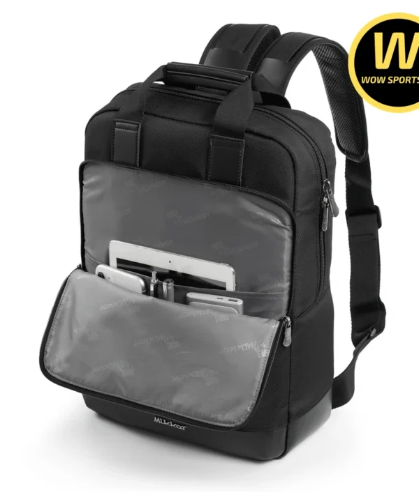 Balo Laptop MIKKOR The Willis Black - Kháng Nước Cao Cấp 13 Balo Laptop Mikkor The Willis - Black chính hãng ROKIN - Ảnh 6