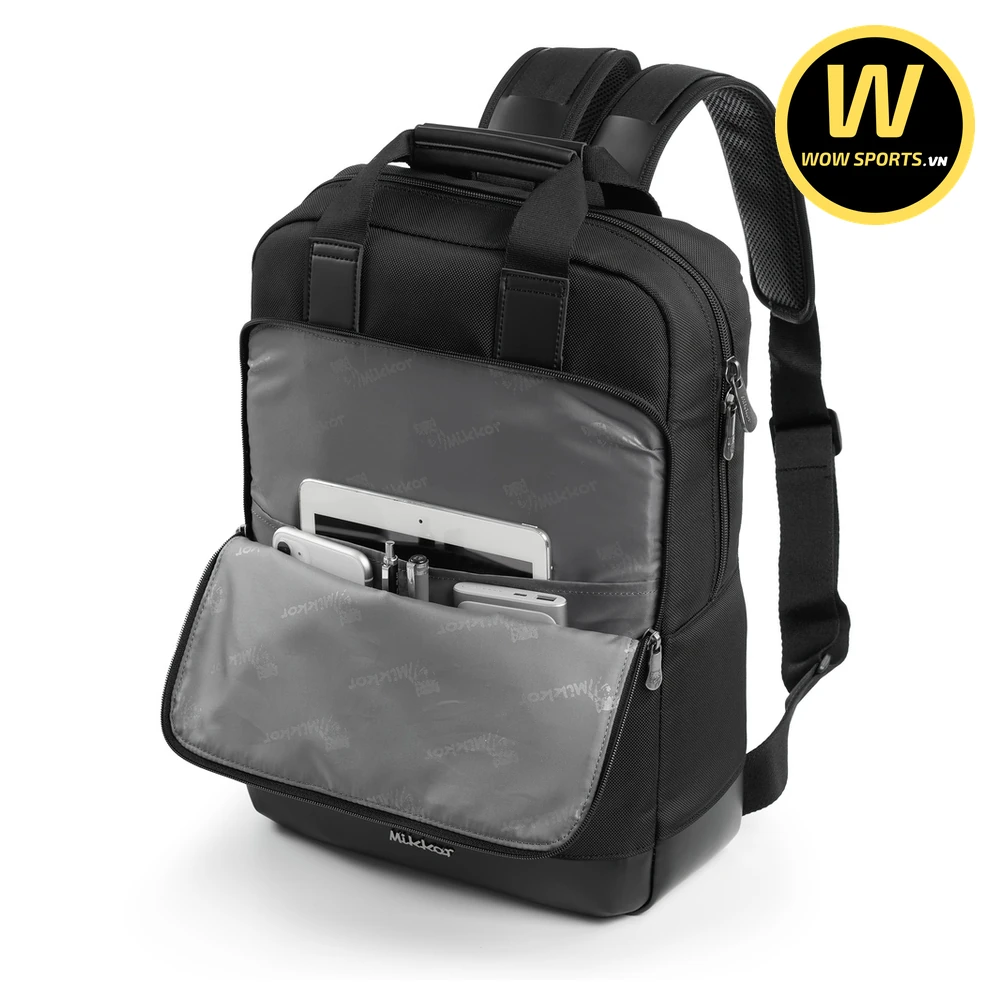 Balo Laptop MIKKOR The Willis Black - Kháng Nước Cao Cấp 25 Balo Laptop MIKKOR The Willis - Black - Hình 6