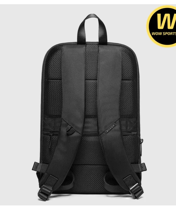 Balo Laptop Đẳng Cấp, Thiết Kế Siêu Mỏng, Gọn Nhẹ, Nới Rộng 7cm BANGE THIN SMART - Black chính hãng TOMTOC - Ảnh 5
