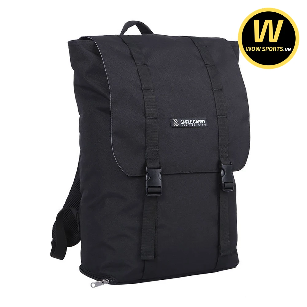 Balo Laptop SIMPLE CARRY Black - Kháng Nước Cao Cấp 18 Balo Laptop SimpleCarry Mattan 5 - Black - Hình 5