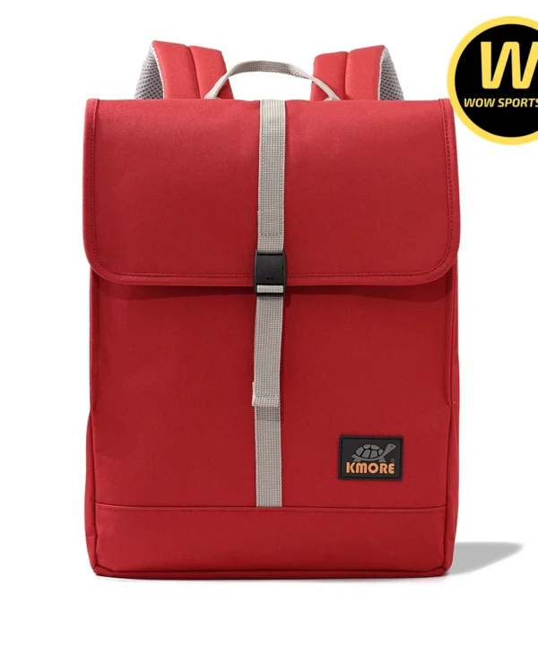 Balo Phong Cách Trẻ Trung, Năng Động, Rạng Rỡ Tuổi Học Trò (Vừa Laptop 14") KMORE VIOLET - Red chính hãng KMORE - Ảnh 2