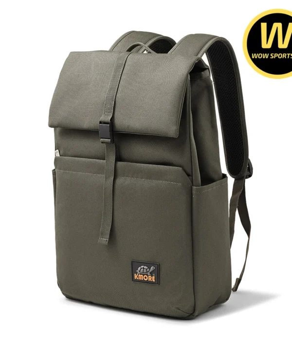 Balo Phong Cách Trẻ Trung, Năng Động, Khác Biệt & Độc Nhất (Để được Laptop 14") KMORE SCARLLET - Olive chính hãng KMORE - Ảnh 2