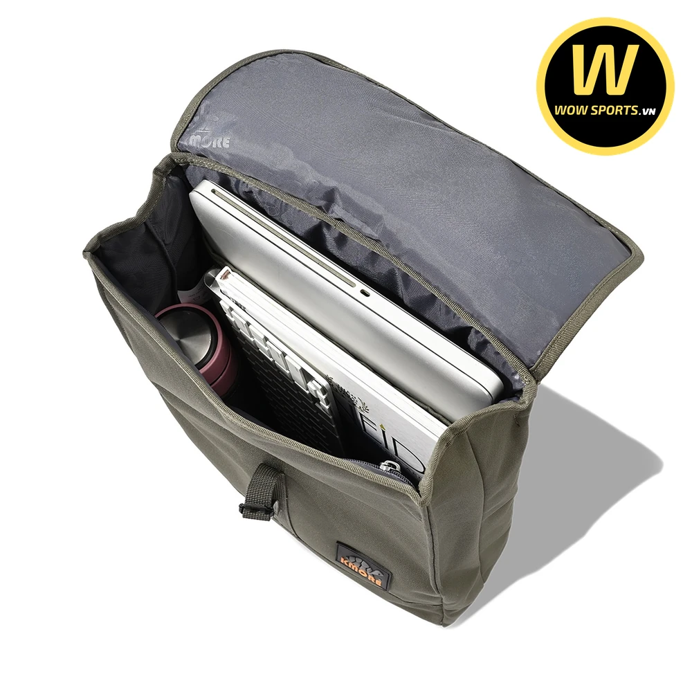 Balo Laptop KMORE VIOLET Olive - Chống Sốc 14 Inch 27 Balo Phong Cách Trẻ Trung, Năng Động, Rạng Rỡ Tuổi Học Trò (Vừa Laptop 14