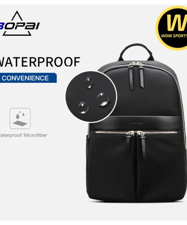 Balo Laptop BOPAI LADY Pink - Chống Sốc 14 Inch 14 Balo Thời Trang Nữ Tính, Fix Laptop mỏng nhẹ 14,1 inch BOPAI LADY - Pink chính hãng BOPAI - Ảnh 7