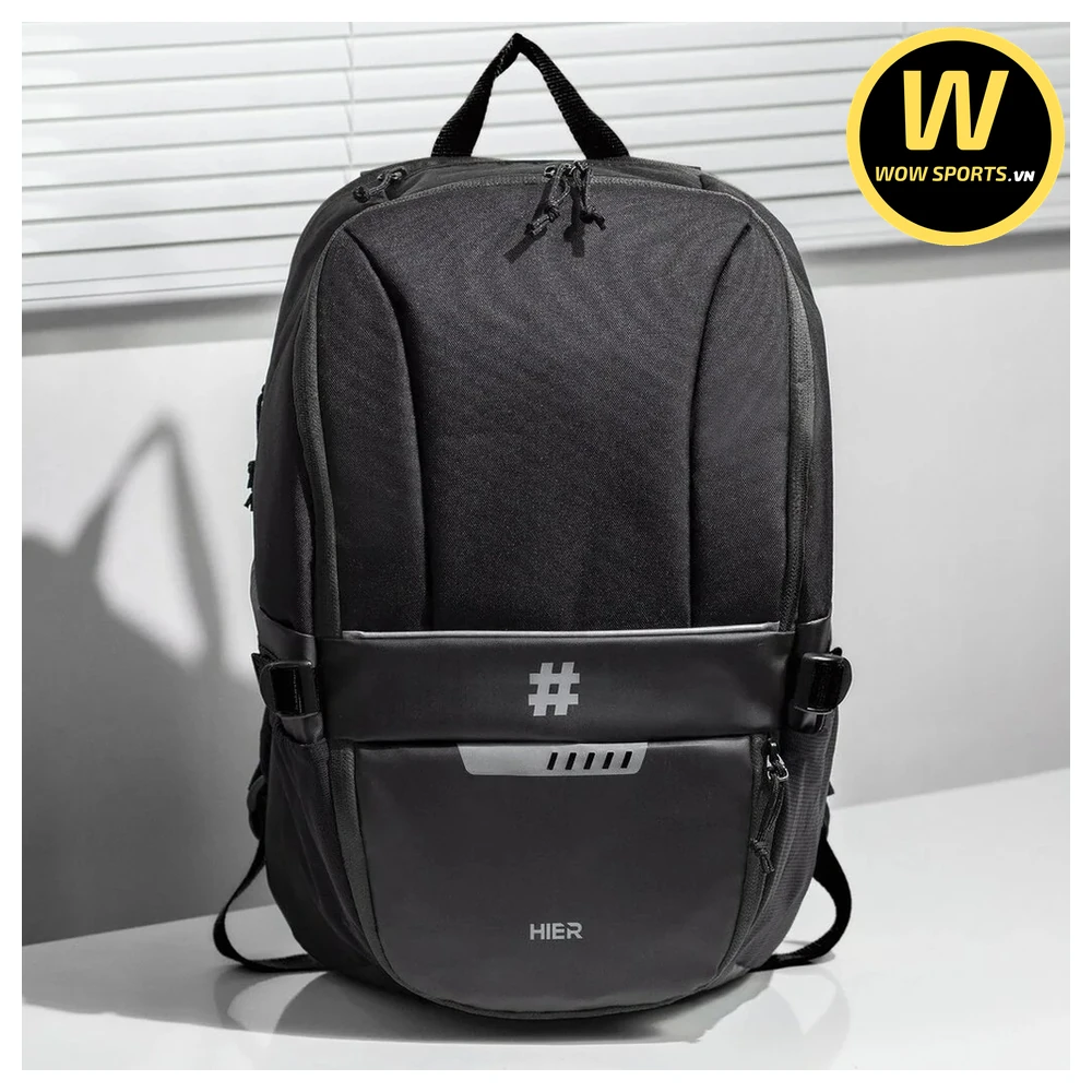 Balo Laptop HIER DURABLE Black - Ngăn Giày Riêng Biệt 22 Balo Thể Thao Đa Năng Có Ngăn Đựng Giày Riêng, Ngăn Laptop Riêng HIER DURABLE - Black - Hình 1