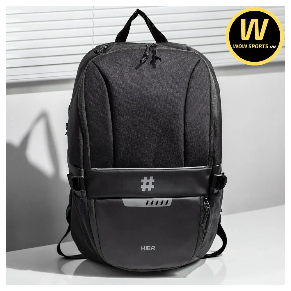 Balo Laptop HIER DURABLE Black - Ngăn Giày Riêng Biệt 30 Balo Thể Thao Đa Năng Có Ngăn Đựng Giày Riêng, Ngăn Laptop Riêng HIER DURABLE - Black - Hình 9