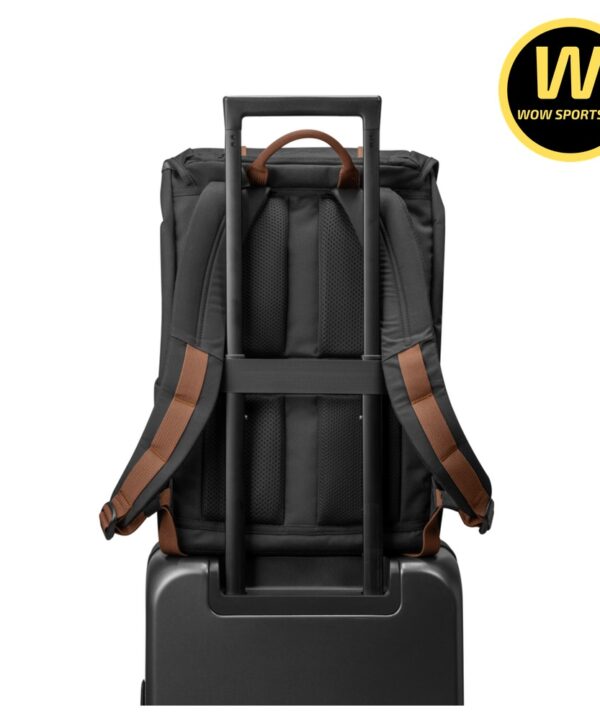 Balo Vintpack For Macbook/ Laptop 13-14 inch TOMTOC TA1S1D1 - Black (Size nhỏ 17L) chính hãng TOMTOC tại WOWSPORTS - Góc chụp 2
