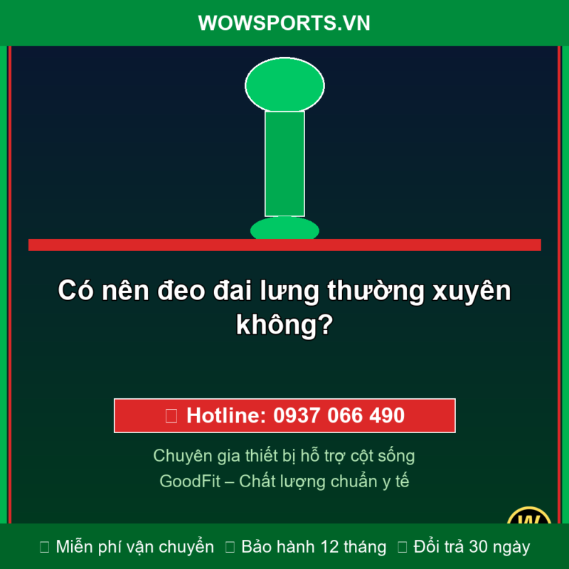 Đai chống gù lưng – Có nên đeo đai lưng thường xuyên không?