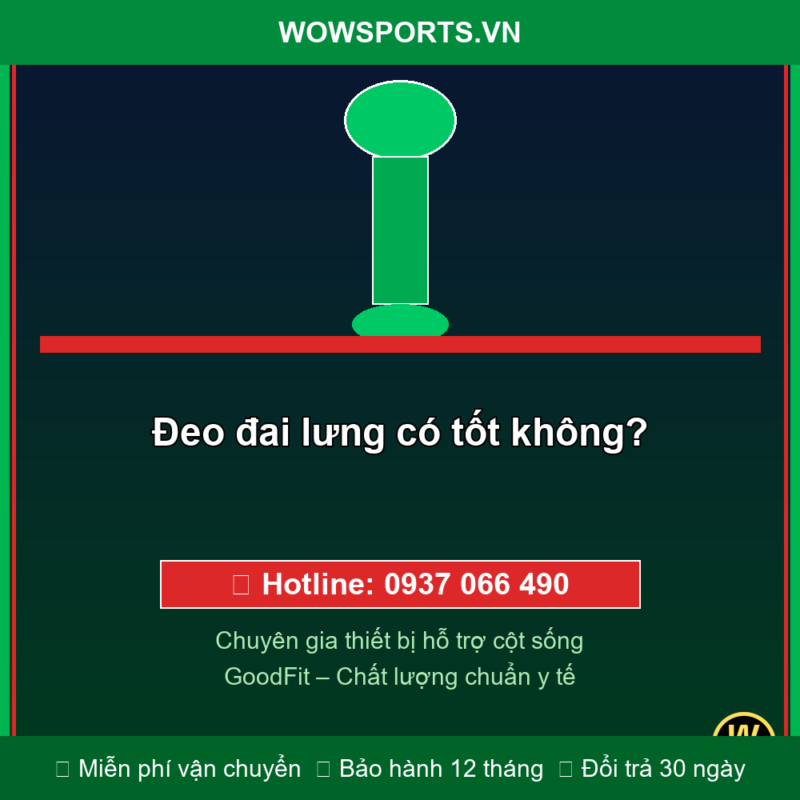 Đeo đai lưng có tốt không? | Giải Đáp Chi Tiết 2026 – WOWSPORTS.VN 10 Đai chống gù lưng – Đeo đai lưng có tốt không?