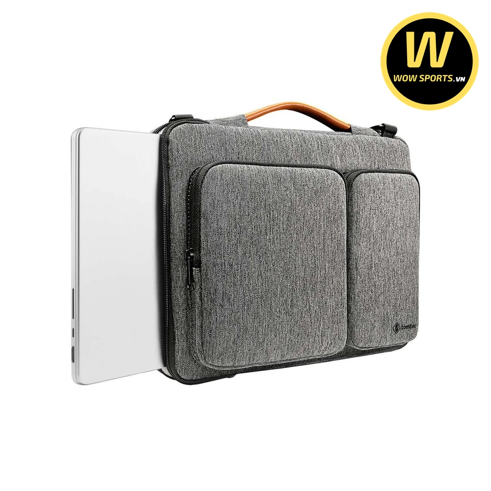 Cặp Chống Sốc TOMTOC A42D3G3 Grey - Chống Sốc 14 Inch 23 Cặp Chống Sốc Macbook 13