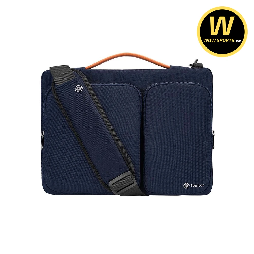 Cặp Chống Sốc TOMTOC A42D3B1 Navy - Kháng Nước Cao Cấp 22 Cặp Xách Chống Sốc TOMTOC A42D3B1 - Navy - Hình 1