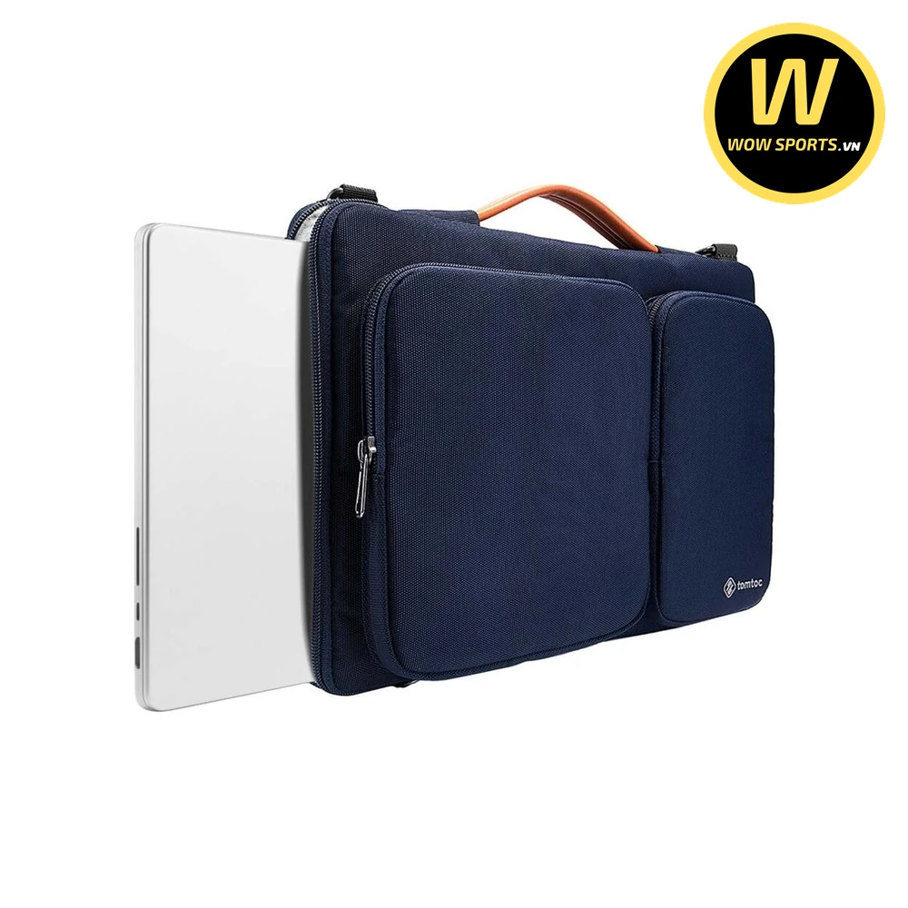 Cặp Chống Sốc TOMTOC A42D3B1 Navy - Chuyên Dụng Macbook 24 Cặp Chống Sốc Macbook Air 13