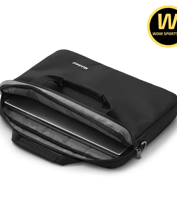 Cặp Đeo Chéo Chống Sốc Mac Laptop 13,3-14.1 inch MIKKOR THE ARCHILLES - Black chính hãng MIKKOR - Ảnh 2