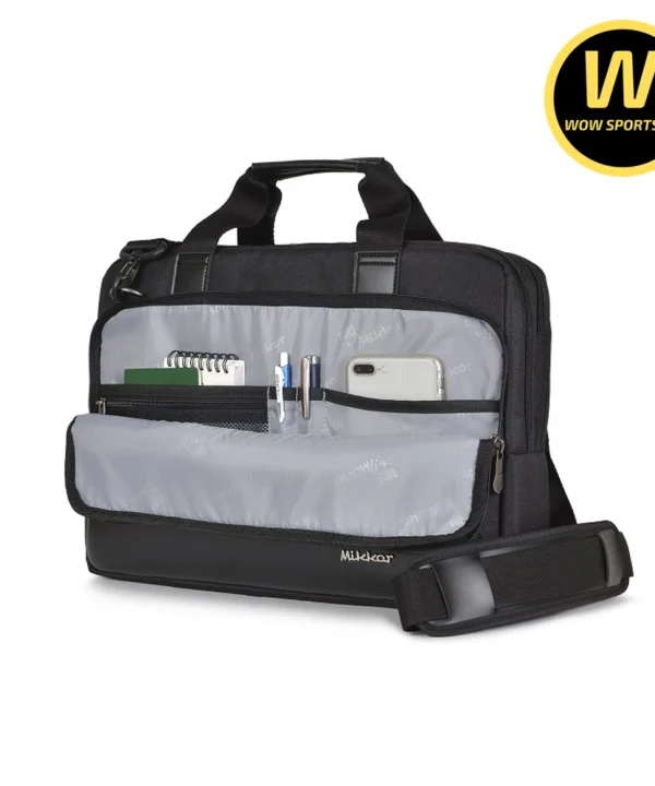 Cặp Xách Fix Laptop 15,6 inch MIKKOR RALPH - Black chính hãng MIKKOR - Ảnh 2