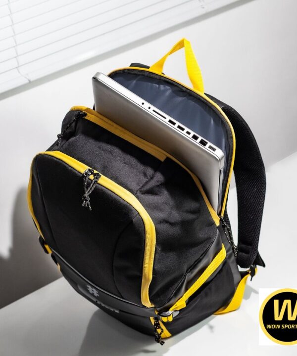 Balo Thể Thao Đa Năng Có Ngăn Đựng Giày Riêng, Ngăn Laptop Riêng HIER DURABLE - Black/ Yellow - WOW Sports - Ảnh 2