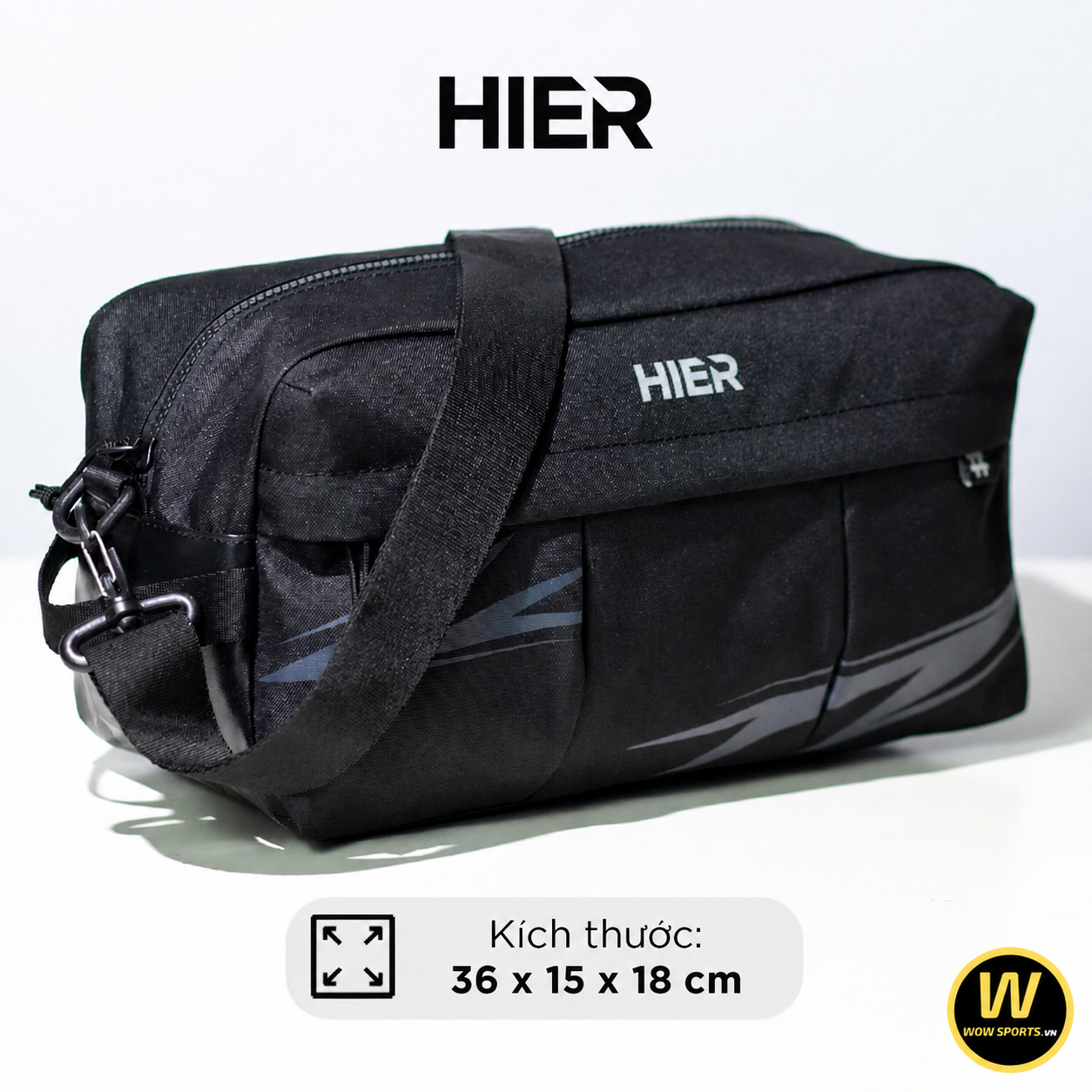 Túi Thể Thao HIER SPORTWEAR eo cho - Ngăn Giày Riêng Biệt 38 Túi Thể Thao HIER SPORTWEAR đeo chéo - Hình 3