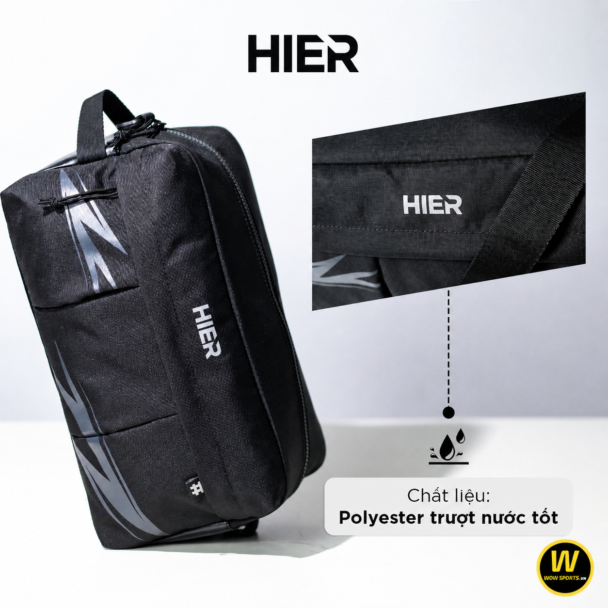 Túi Thể Thao HIER SPORTWEAR eo cho - Ngăn Giày Riêng Biệt 39 Túi Thể Thao HIER SPORTWEAR đeo chéo - Hình 4