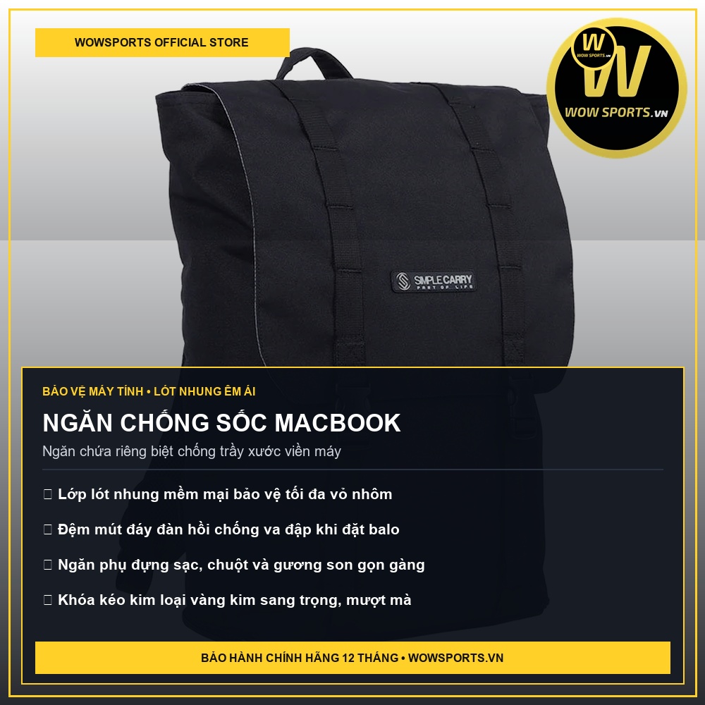 NGĂN CHỐNG SỐC MACBOOK - WOWSPORTS