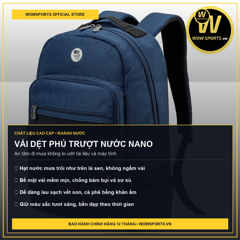 VẢI DỆT PHỦ TRƯỢT NƯỚC NANO - WOWSPORTS
