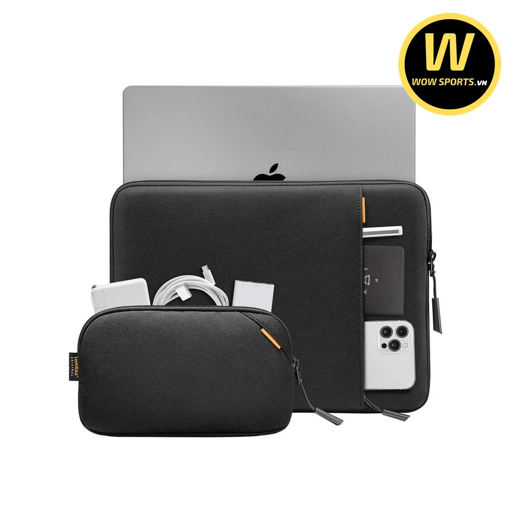 Balo Laptop TOMTOC A13D2DV Black - Chống Sốc 14 Inch 23 Túi Chống Sốc Macbook Pro 14