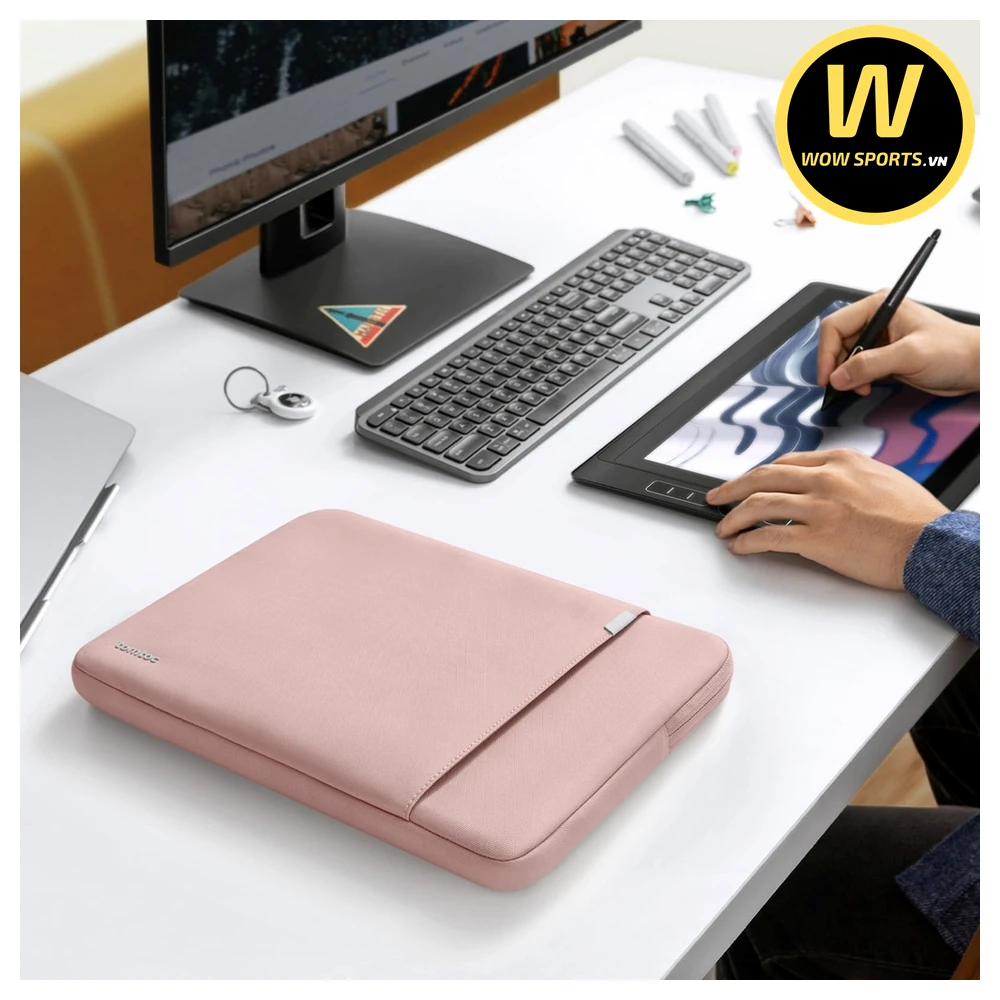 Túi Đeo Chéo TOMTOC A13D2P1 Pink - Kháng Nước Cao Cấp 29 Túi Đeo Chéo TOMTOC A13D2P1 - Pink - Hình 8