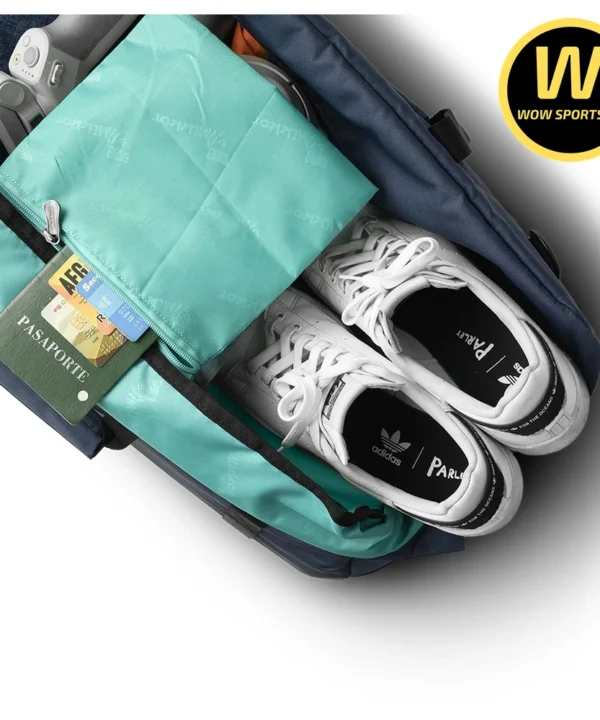 Balo Du Lịch MIKKOR The Journey Navy - Kháng Nước Cao Cấp 14 Túi Du Lịch Mikkor The Journey Gear 23 - Navy chính hãng ROKIN - Ảnh 7