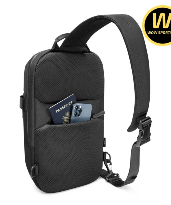 Túi Đeo Chéo TOMTOC T24M1D1 Black - Kháng Nước Cao Cấp 11 Túi Đeo Chéo Chống Sốc Macbook 14