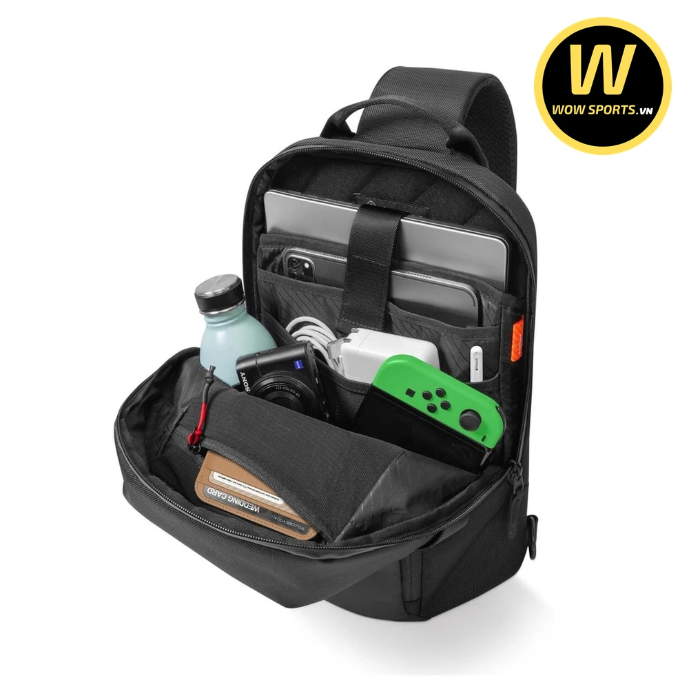 Túi Đeo Chéo TOMTOC T24M1D1 Black - Kháng Nước Cao Cấp 24 Túi Đeo Chéo TOMTOC T24M1D1 - Black - Hình 5