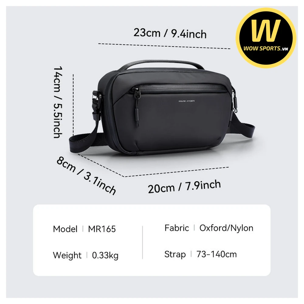 Túi Đeo Chéo MARK RYDEN SWITCH STORAGE - Kháng Nước Cao Cấp 21 TÚI ĐEO CHÉO CHUYÊN ĐỰNG PHỤ KIỆN ĐA NĂNG, CHỐNG NƯỚC MARK RYDEN SWITCH STORAGE - Hình 4
