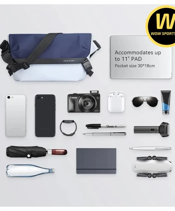 Túi Đeo Chéo MARK RYDEN UNIGO 11 - Kháng Nước Cao Cấp 10 Túi Đeo Chéo Nam Mỏng Nhẹ, Đựng iPad 9-11 inch MARK RYDEN UNIGO chính hãng TOMTOC - Ảnh 3