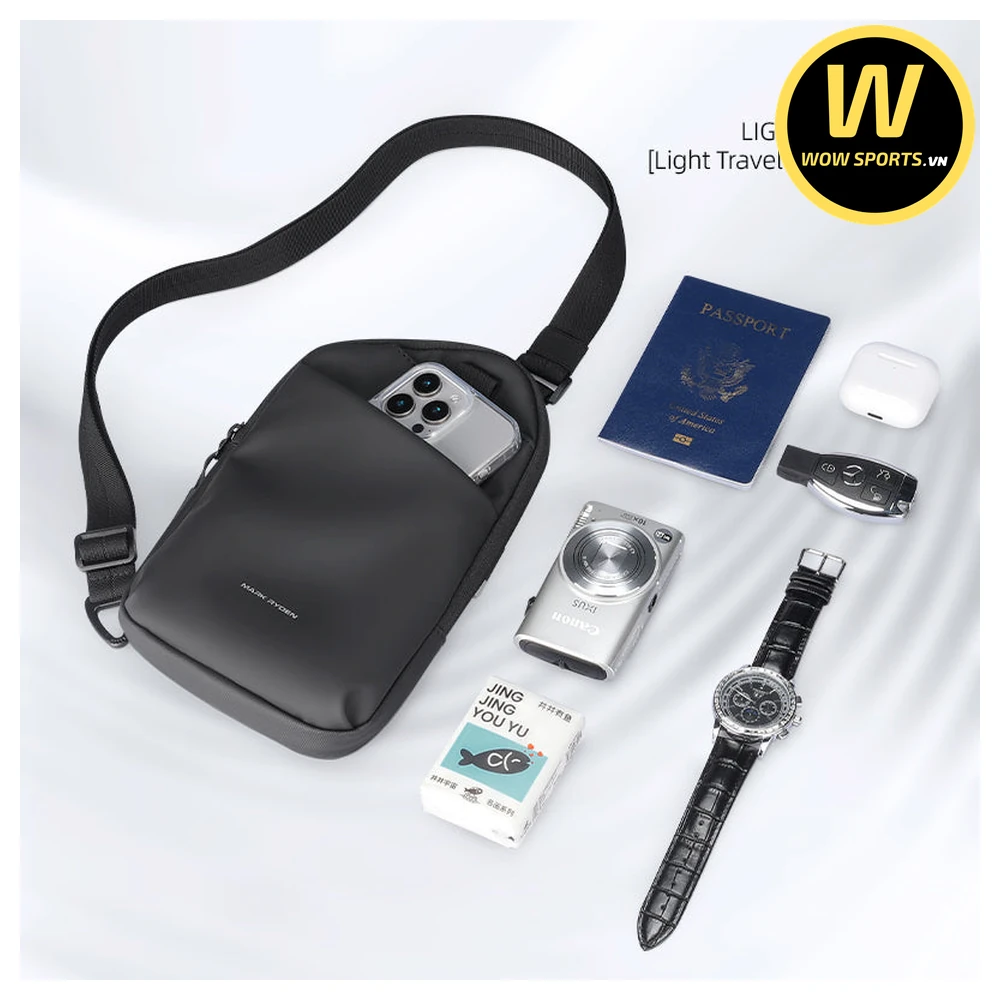 Túi Đeo Chéo MARK RYDEN PROCARRY Fit - Kháng Nước Cao Cấp 24 Túi Đeo Chéo MARK RYDEN PROCARRY - Fit Phong Cách Tối Giản & Tinh Tế, Thiết Kế Phẳng, Dành - Hình 3