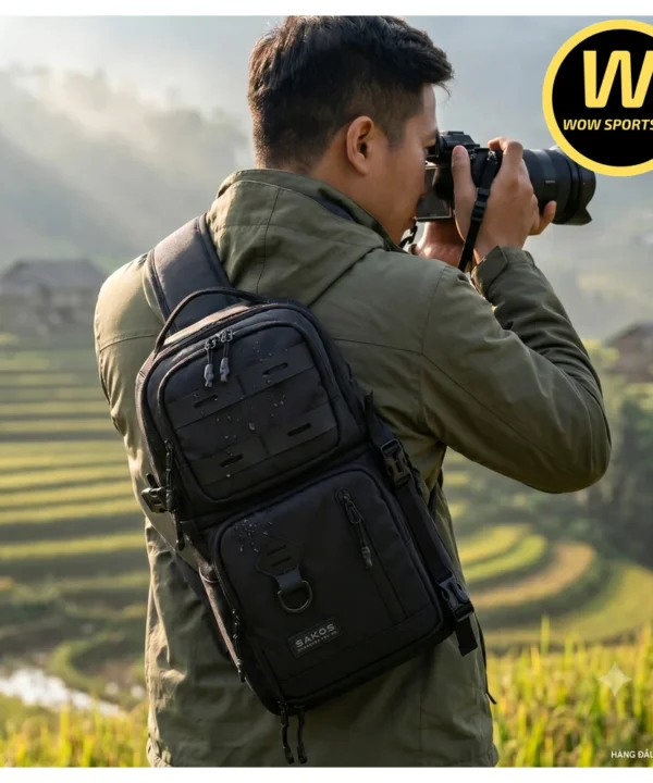 Túi Đeo Chéo Túi Đựng Máy Ảnh Đa Năng Cao Cấp Bền Bỉ Mọi Thời Tiết SAKOS LUMINOX chính hãng BOPAI - Ảnh 8