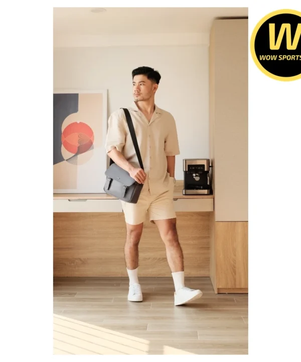 Túi Đeo Chéo HIER EVERYDAY - Kháng Nước Cao Cấp 20 Túi Đeo Chéo Thời Trang Unisex HIER EVERYDAY MESSENGER - Black chính hãng HIER - Ảnh 10