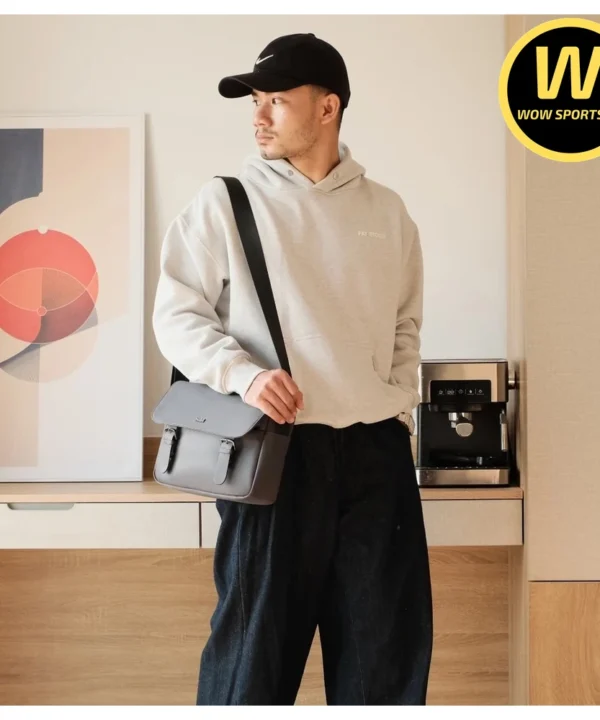 Túi Đeo Chéo HIER EVERYDAY - Kháng Nước Cao Cấp 18 Túi Đeo Chéo Thời Trang Unisex HIER EVERYDAY MESSENGER - Black chính hãng HIER - Ảnh 8