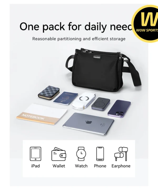 Túi Messenger Urban-Tech Tối Giản, Dành Cho Người Yêu Thích Sự Hiện Đại Và Gọn Nhẹ, Ngăn iPad 7.9 Inch Riêng Biệt, Phụ Kiện Kim Loại Cao Cấp MARK RYDEN URBANITE X chính hãng MARK RYDEN - Ảnh 4