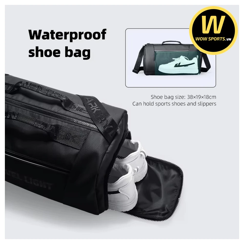 Túi Thể Thao MARK RYDEN TRAVEL LIGHT - Ngăn Giày Riêng Biệt 22 Túi Thể Thao-Gym Du Lịch, Phong Cách Mạnh Mẽ Và Gọn Gàng, Phân Ngăn Khoa Học, Phù Hợp Chuyến Đi Ngắn Ngày & Tập Thể Thao MARK RYDEN TRAVEL LIGHT - Hình 3