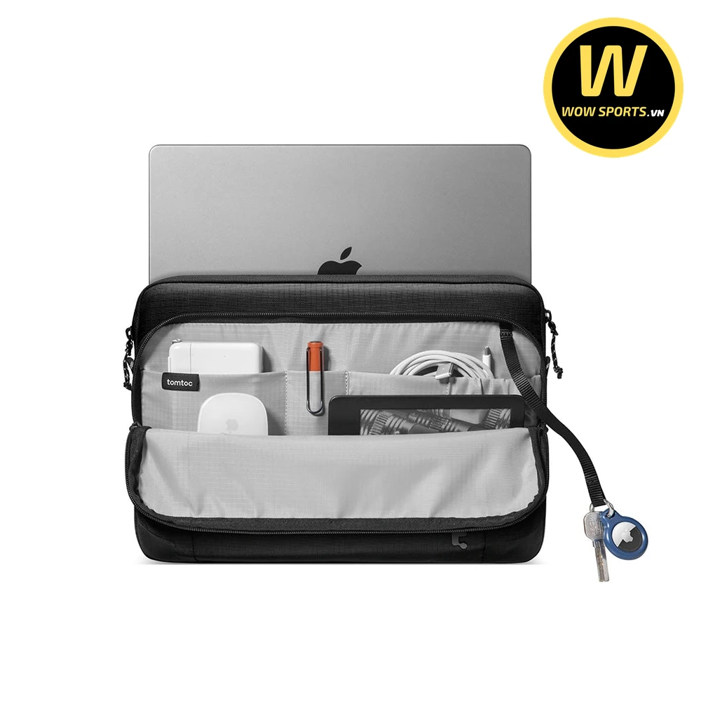 Balo Laptop TOMTOC A34D2D1 Black - Chống Sốc 14 Inch 23 Túi Xách Chống Sốc Macbook 13″-14″ TOMTOC A34D2D1 - Black - Hình 2