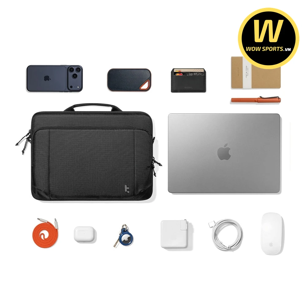 Balo Laptop TOMTOC A34D2D1 Black - Chống Sốc 14 Inch 27 Túi Xách Chống Sốc Macbook 13″-14″ TOMTOC A34D2D1 - Black - Hình 6