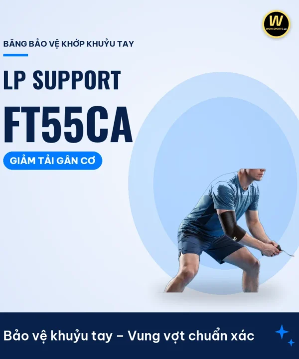 Băng Bảo Vệ Khuỷu Tay Thoát Khí COOLPRENE™ X FT55CA - LP Support – Bảo vệ khuỷu tay – Vung vợt chuẩn xác – WOWSPORTS